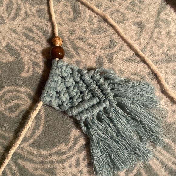 Hand Crafted Custom Macrame wall hanging decor banner - Picture 6 of 8